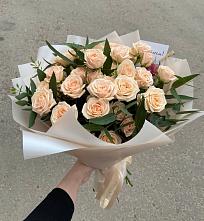 Букет Кремовые розы Латте #REPLACE_PRED# Андреевке
